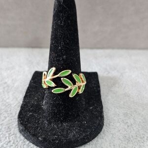 Tree Leaf Open Ring